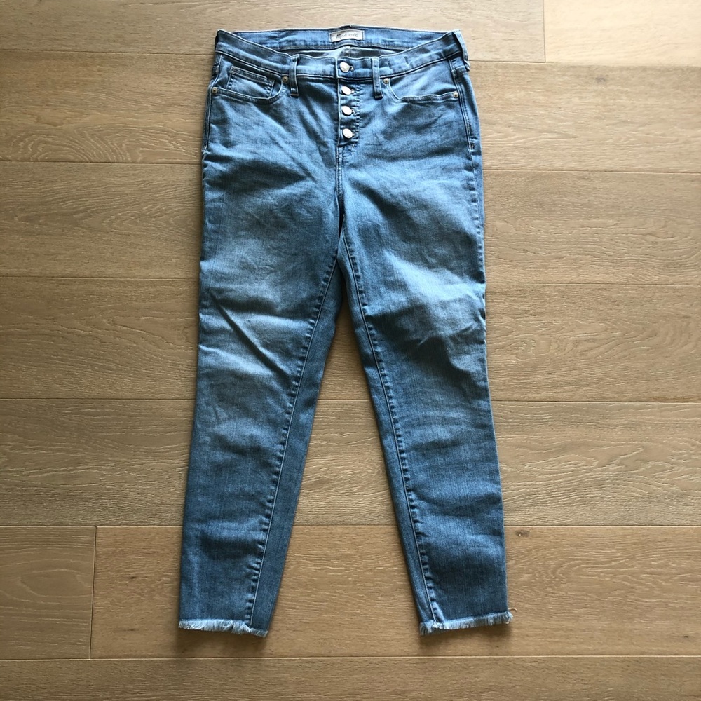Madewell 9” High-rise Skinny Crop Jeans
